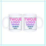 KUBEK TWOJE LOGO GRAFIKA TEKST 