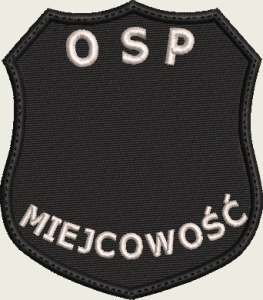 Naszywka emblemat haft - własny wzór